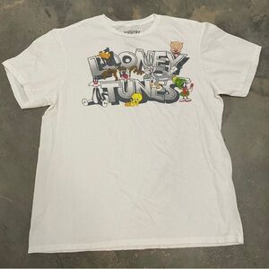 Warner Bros. White Looney Tunes Tee